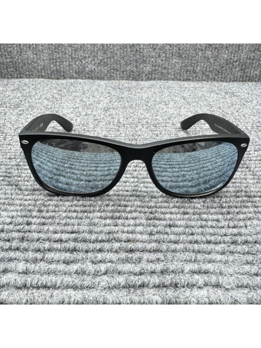 Ray-Ban New Wayfarer FRAMES ONLY RB2132 622 58-18-145 Black Sunglasses Italy - Picture 1 of 11